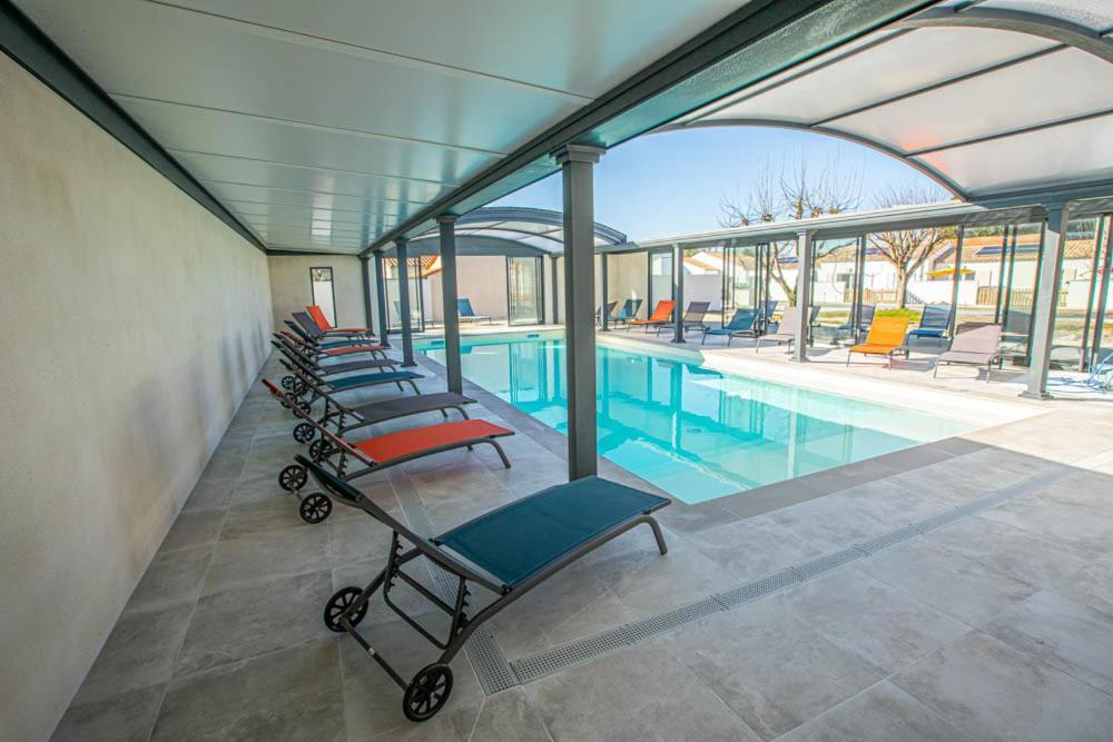 Le Vaisseau Maison Avec Piscine/Parking/Wifi/Plages 5Kms Les Mathes Exterior photo